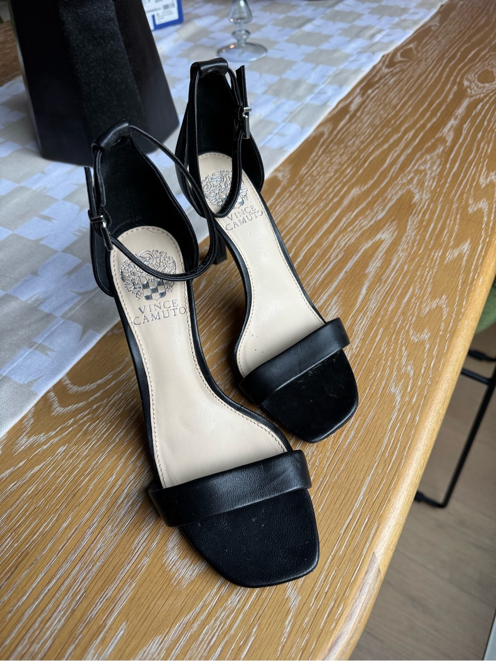 Vince Camuto Black Strap Sandals size 6.5